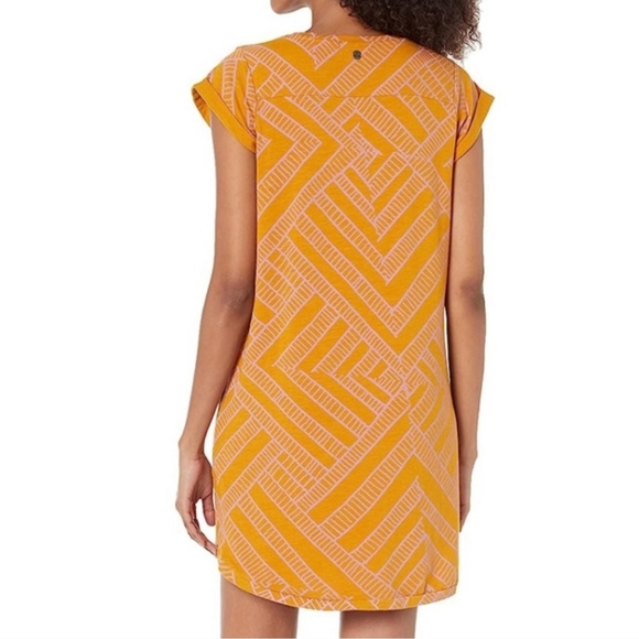 NWT Prana Bon Vivante Curry Wander Print Dress - S - Picture 2 of 15